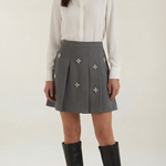 Gloria Knit Skirt with Daisy Charm