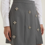 Gloria Knit Skirt with Daisy Charm
