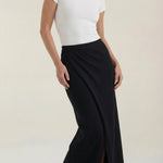 Gwendolyn midi knit skirt