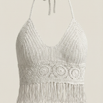 Fringed Halter Top Harriet