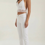 Fringed Halter Top Harriet