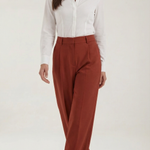 Hazel wide-leg trousers