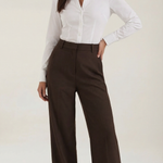 Hazel wide-leg trousers