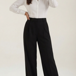 Hazel wide-leg trousers