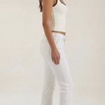 Hilary top with a square neckline