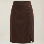 Hope button-up skirt