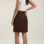Hope button-up skirt