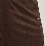 Hope button-up skirt