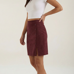 Hope button-up skirt