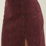 Hope button-up skirt