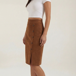 Hope button-up skirt