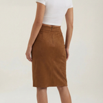 Hope button-up skirt