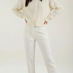 Irene Short Knit Jacket with Collar
