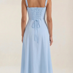 Jade Midi Dress with Lace Details