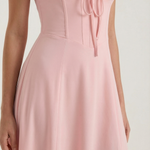 Jade Midi Dress with Lace Details