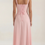 Jade Midi Dress with Lace Details