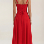 Jade Midi Dress with Lace Details