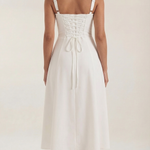Jade Midi Dress with Lace Details