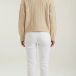 Oversized 'Janet' sweater with cable design