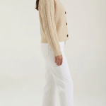Oversized 'Janet' sweater with cable design