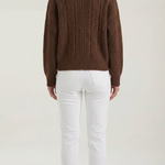 Oversized 'Janet' sweater with cable design