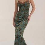 Jeannette Midi Dress with Lace Details