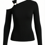 Joann One Shoulder Asymmetrical Top