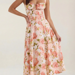 Julia Summer Midi Dress - High quality