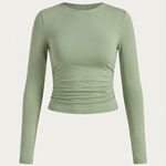 Karen Long-Arm Crop Top