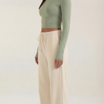 Karen Long-Arm Crop Top
