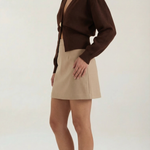 Kathleen V-neck Knit Sweater