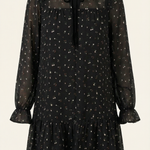 'Katie' short dress with ruffle details