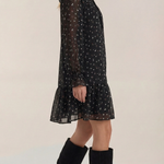 'Katie' short dress with ruffle details