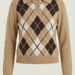 Kristy polo-style knit sweater