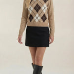 Kristy polo-style knit sweater
