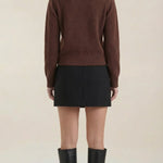 Kristy polo-style knit sweater
