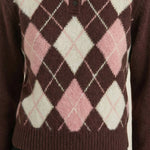 Kristy polo-style knit sweater