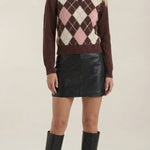 Kristy polo-style knit sweater