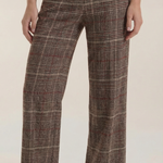 Leigh plaid trousers