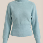 Leticia Turtleneck Sweater with Ribbed Texture