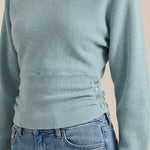 Leticia Turtleneck Sweater with Ribbed Texture