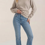 Leticia Turtleneck Sweater with Ribbed Texture