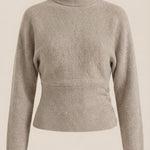 Leticia Turtleneck Sweater with Ribbed Texture