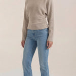 Leticia Turtleneck Sweater with Ribbed Texture