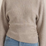 Leticia Turtleneck Sweater with Ribbed Texture