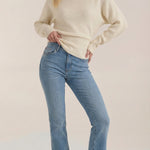 Leticia Turtleneck Sweater with Ribbed Texture