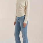 Leticia Turtleneck Sweater with Ribbed Texture