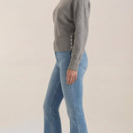 Leticia Turtleneck Sweater with Ribbed Texture