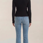 Leticia Turtleneck Sweater with Ribbed Texture