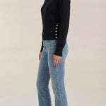Leticia Turtleneck Sweater with Ribbed Texture